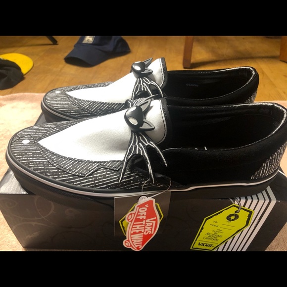 Vans Jack Skellington Nightmare Slip-On Mens Sz 11
